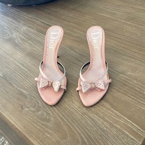 Vintage pink Dior heels
